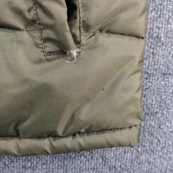 Fourcast Outerwear Men's Puffer Vest Green Large Sleeveless Polyester Coated - Picture 8 of 15